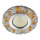 Встраиваемый светильник Fametto Luciole Dls-L136 Gu5.3 Glassy/Gold
