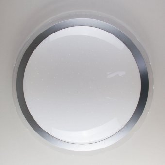 Потолочный светодиодный светильник Eurosvet Fusion 40004/1 LED матовое серебро