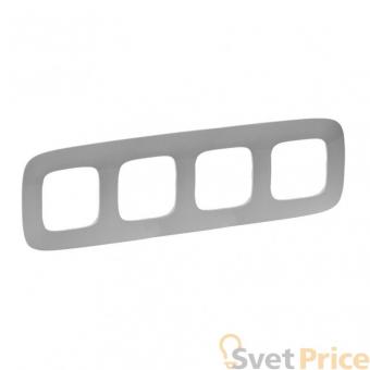 Рамка 4-постовая Legrand Valena Allure Алюминий 754394