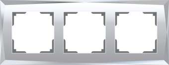 Рамка Diamant на 3 поста зеркальный WL08-Frame-03 4690389143830