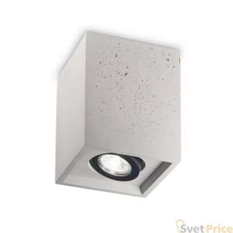 Потолочный светильник Ideal Lux Oak PL1 Square Cemento