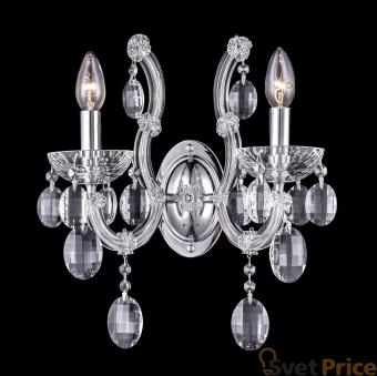 Бра Crystal Lux Hollywood AP2 Chrome