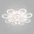 Потолочная светодиодная люстра Eurosvet Albero 90142/12 белый