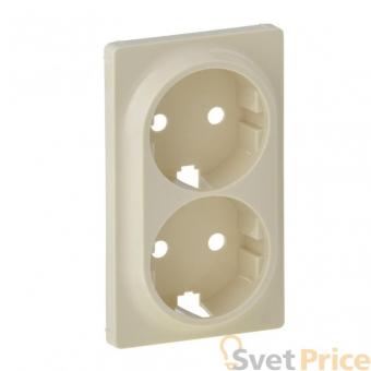 Лицевая панель Legrand Valena Life розетки с/з слоновая кость 754951