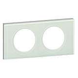 Рамка 2-постовая Legrand Celiane смальта белая глина 069312