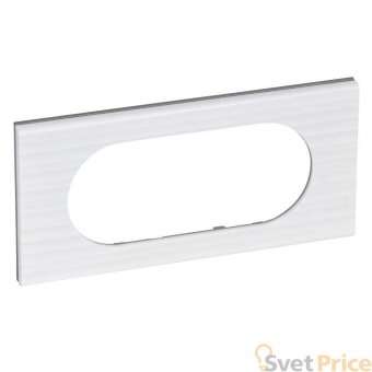 Рамка 4/5-модульная Legrand Celiane белый рельеф 069015