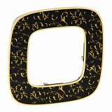 Рамка 1-постовая Legrand Valena Allure Барокко Нуар 754431