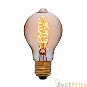 Лампа накаливания E27 60W прозрачная 053-617