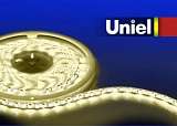 Светодиодная лента Uniel (05495) 5M теплый белый 96W ULS-3528-240LED/m-13mm-IP65-DC12V-19,2W/m-5M-WW