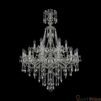 Подвесная люстра Bohemia Ivele 1415/12+6/300/XL-114/2d/Ni