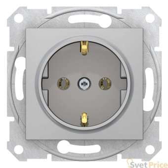 Розетка Schneider Electric Sedna с з/к без шторок 16A 250V SDN3001860