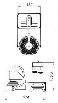 Трековый светильник Deko-Light Lomio 003416