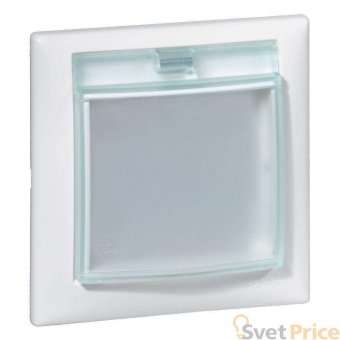 Рамка 1-постовая Legrand Valena с крышкой белая 774450