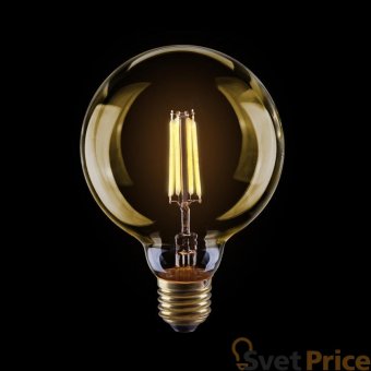Лампа светодиодная филаментная E27 4W 2800К золотой VG10-G95Gwarm4W 7013