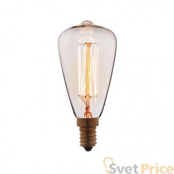 Лампа накаливания E14 60W колба прозрачная 4860-F