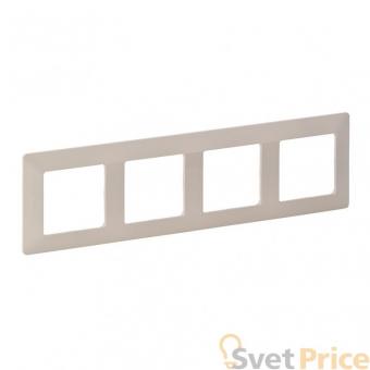 Рамка 4-постовая Legrand Valena Life Слоновая кость 754044