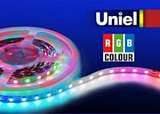 Светодиодная лента Uniel (04932) 5M RGB 72W ULS-5050-60LED/m-10mm-IP20-DC24V-14,4W/m-5M-RGB