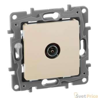 Розетка TV Звезда Legrand Etika слоновая кость 672351