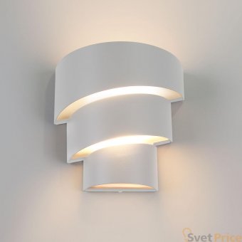 Уличный настенный светодиодный светильник Elektrostandard 1535 Techno LED Helix белый 4690389116025