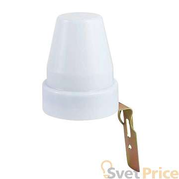 Датчик освещенности SNS-L-08  2200W IP44 Белый 4690389055447