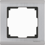 Рамка Metallic на 1 пост глянцевый никель WL02-Frame-01 4690389045905