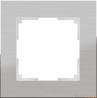 Рамка Aluminium на 1 пост алюминий WL11-Frame-01 4690389073625
