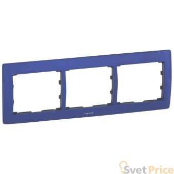 Рамка 3-постовая Legrand Galea Life волшебный синий 771913