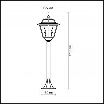 Уличный светильник Odeon Light Outer 2318/1F