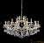 Подвесная люстра Crystal Lux Hollywood SP12+6 Gold