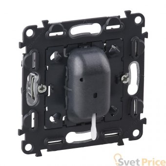 Выключатель кнопочный Legrand Valena Мех In Matic 6A 250V со шнуром безвинтовой зажим 752024