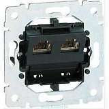Розетка компьютерная 2хRJ45 Legrand Galea Life ISDN 775937