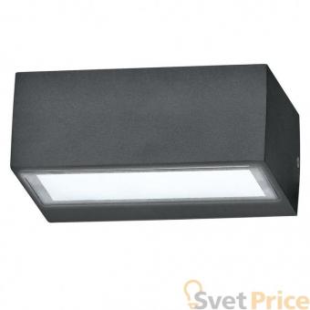 Уличный настенный светильник Ideal Lux Twin AP1 Antracite
