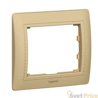 Рамка 1-постовая Legrand Galea Life Havanna бежевая 771990