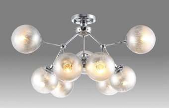 Потолочная люстра Crystal Lux Medea PL9 Chrome