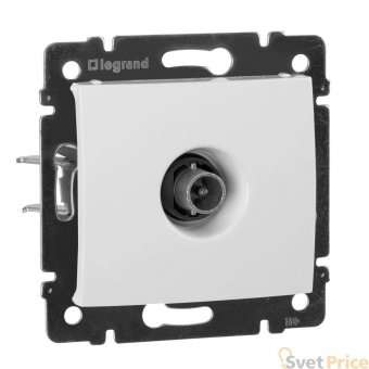 Розетка TV проходная Legrand Valena белая 774431