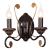 Бра IDLamp Riccarda 261/2A-Blackplatina