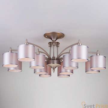 Потолочная люстра Eurosvet Adagio 60080/12 сатин-никель