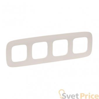 Рамка 4-постовая Legrand Valena Allure Слоновая кость 754314