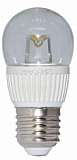 Лампа светодиодная E27 5W 2700K шар прозрачный LC-P45CL-5/E27/827 L143