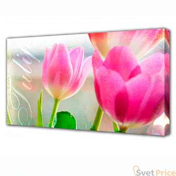 Холст Toplight Цветы 100х150х3см TL-H3015
