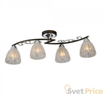 Потолочная люстра IDLamp Nield 232/4PF-Blackchrome