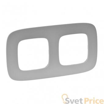 Рамка 2-постовая Legrand Valena Allure Алюминий 754392