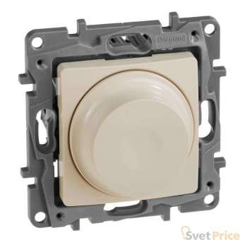 Диммер поворотный Legrand Etika без нейтрали 300W слоновая кость 672319