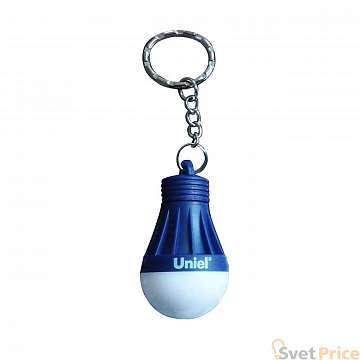 Фонарь-брелок светодиодный «Uniel» (UL-00004093) Uniel Standard Mini от батареек 55х30 S-KL023-T Blue
