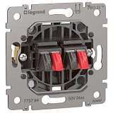 Розетка двойная акустических стереосистем Legrand Galea Life 775784