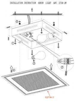 Настенный светильник Odeon Light Ulen 2736/2W
