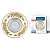 Встраиваемый светильник Fametto Arno DLS-A105 GU5.3 Chrome/White+Gold