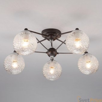 Потолочная люстра Eurosvet Karo 70077/5 графит