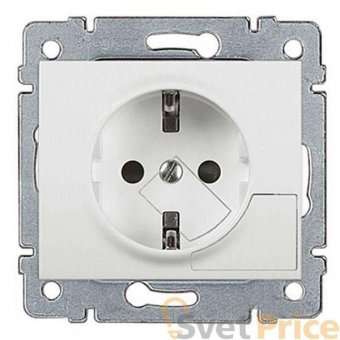 Розетка 2К+З Legrand Galea Life 16A 250V с/з с механической системой выталкивания вилки белая 777024