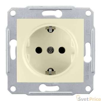 Розетка Schneider Electric Sedna с/з без шторок 16A 250V SDN3000547